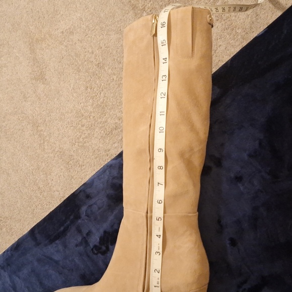 Elegant Light Tan Knee-High Boots Sam Edelman Size 9M - Picture 12 of 13